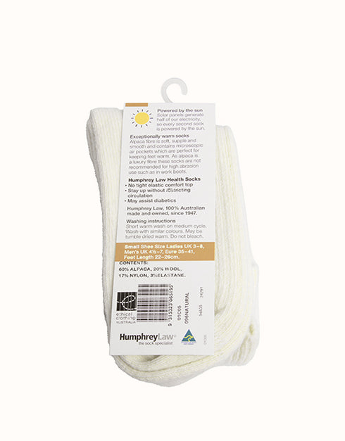 Humphrey Law Alpaca Wool Blend Health Sock